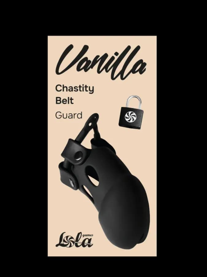Пояс верности из силикона Guard Vanilla Black — фото 2