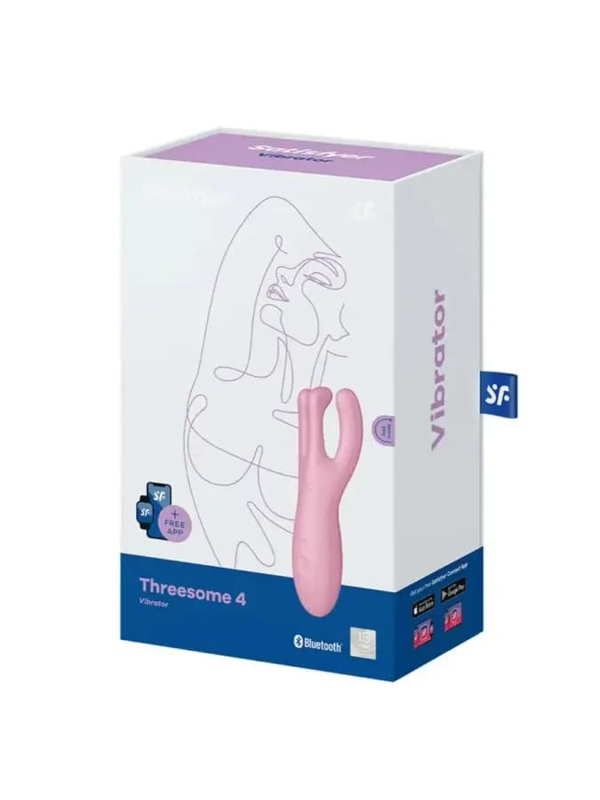 Клиторальный вибростимулятор Satisfyer Threesome 1 розовый — фото 3