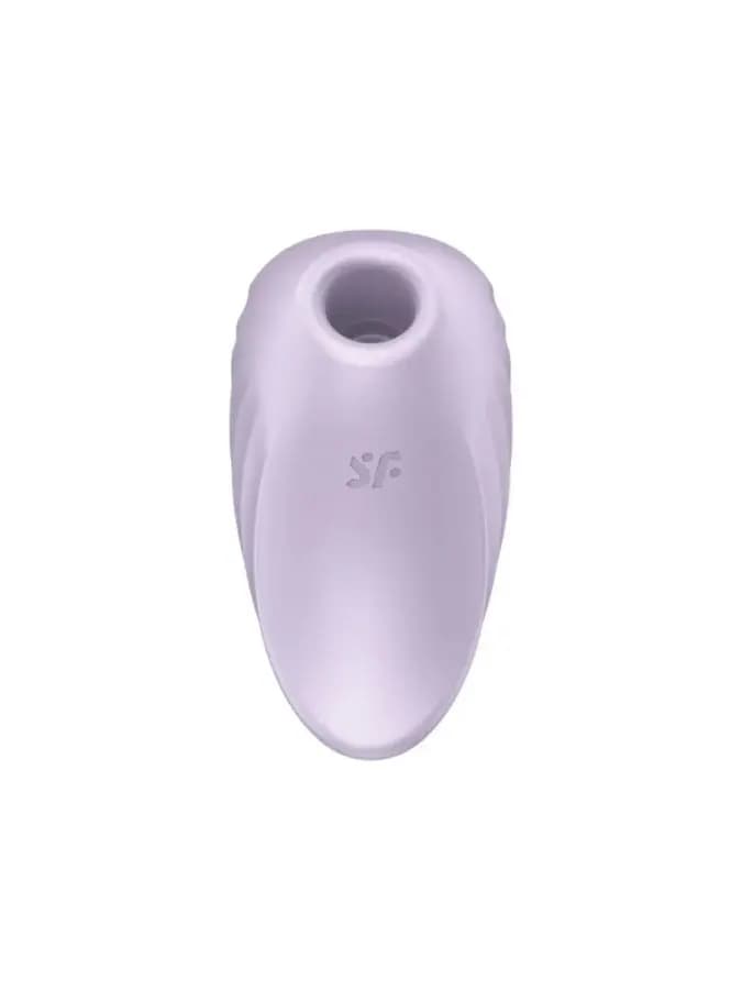 Вакуумный клиторальный стимулятор с вибрацией Pearl Diver Satisfyer сиреневый — фото 5