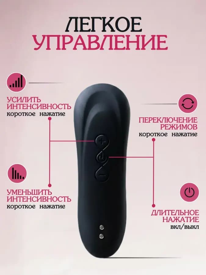 Вибратор для женщин вакуумно-волновой для клитора