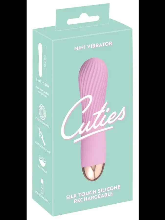 Мини вибратор Cuties - Розовый, Orion, силикон, для смелых