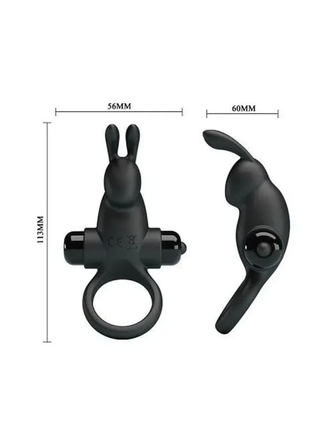 Эрекционное виброкольцо, Vibrant Penis Ring I с клиторальным — фото 3