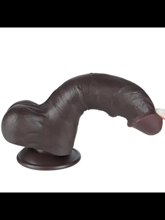 Фаллоимитатор Lovetoy Sliding Skin (20*3,9 см) — фото 5