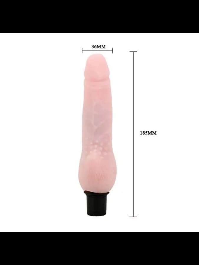 Реалистичный вибратор Realistic Cock (18,6×3,6 см) — фото 4