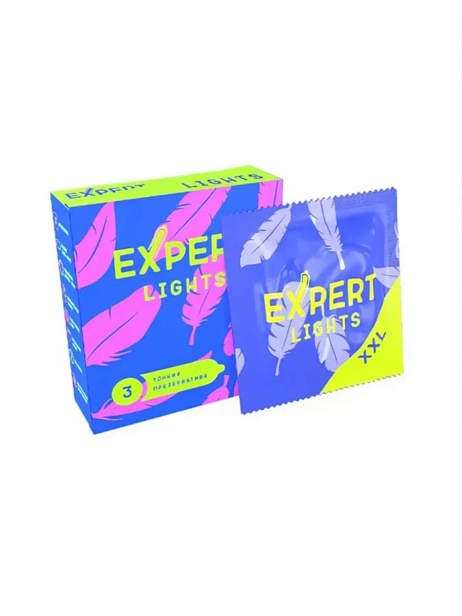 Презервативы «Expert Lights XXL» 3 шт