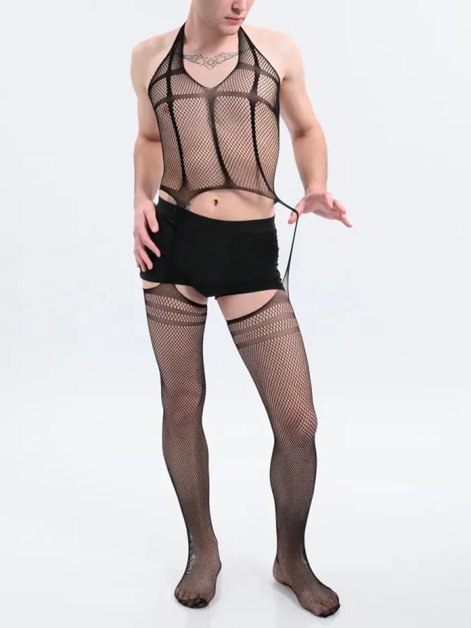Эротический комбинезон с доступом — фото 2