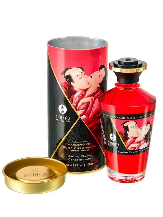 Разогревающий массажный гель Aphrodisiac Пылающая вишня