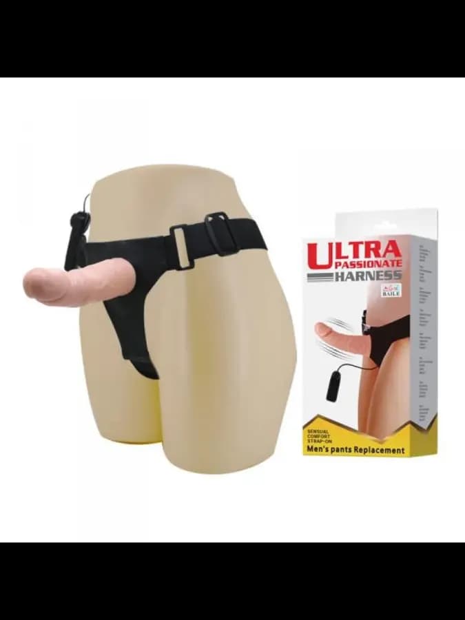 Страпон черный Ultra Passionate harness — фото 5
