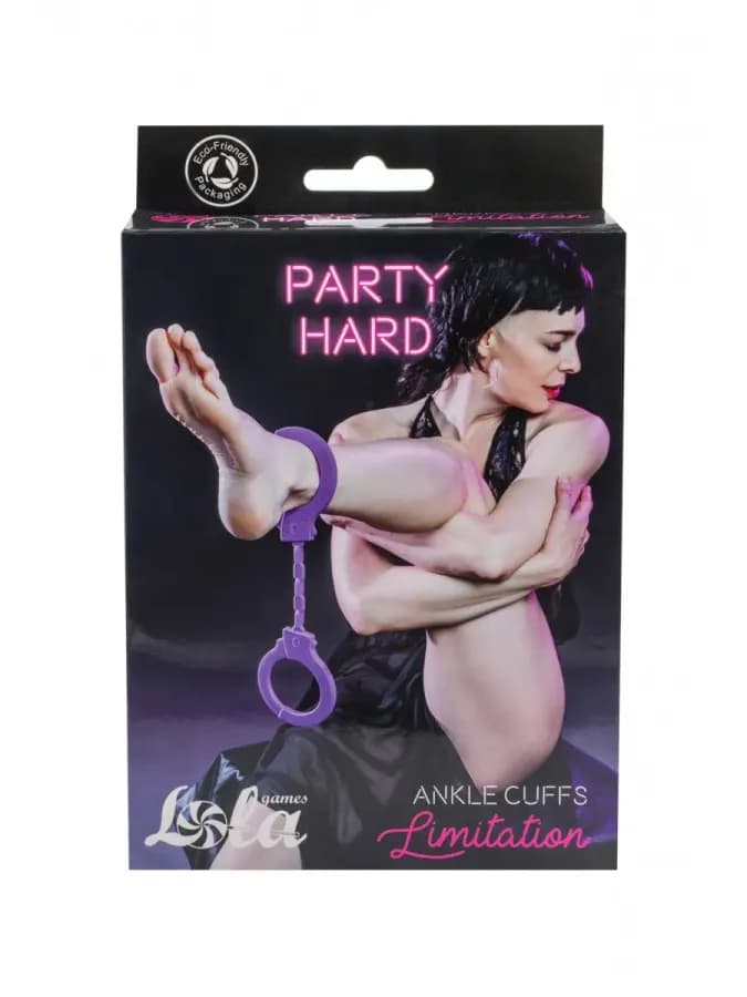 Силиконовые поножи Party Hard Limitation Purple 1168-02lola