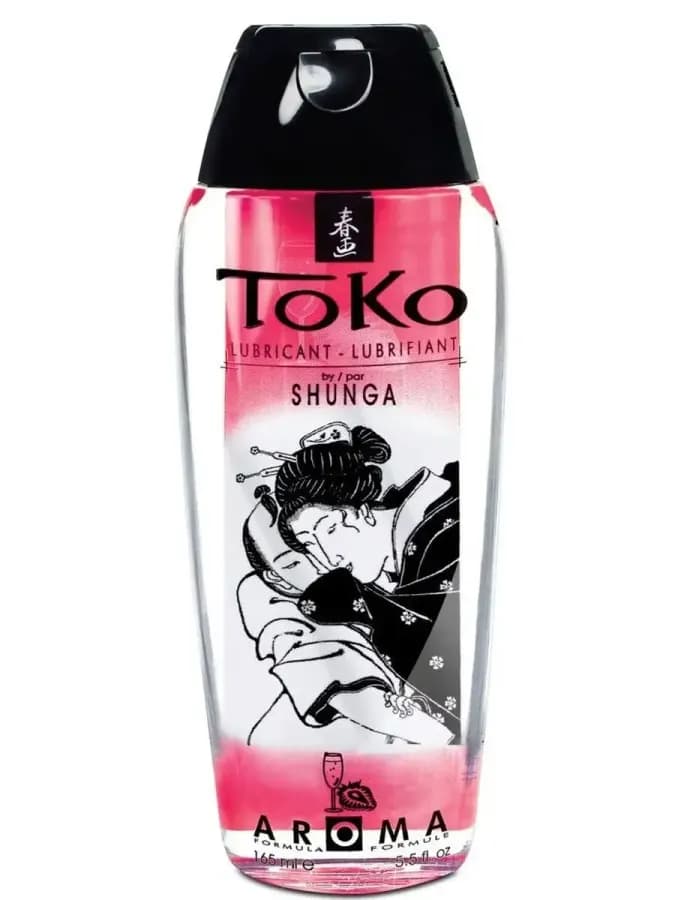 Лубрикант TOKO AROMA "Клубника и шампанское" 165мл — фото 2
