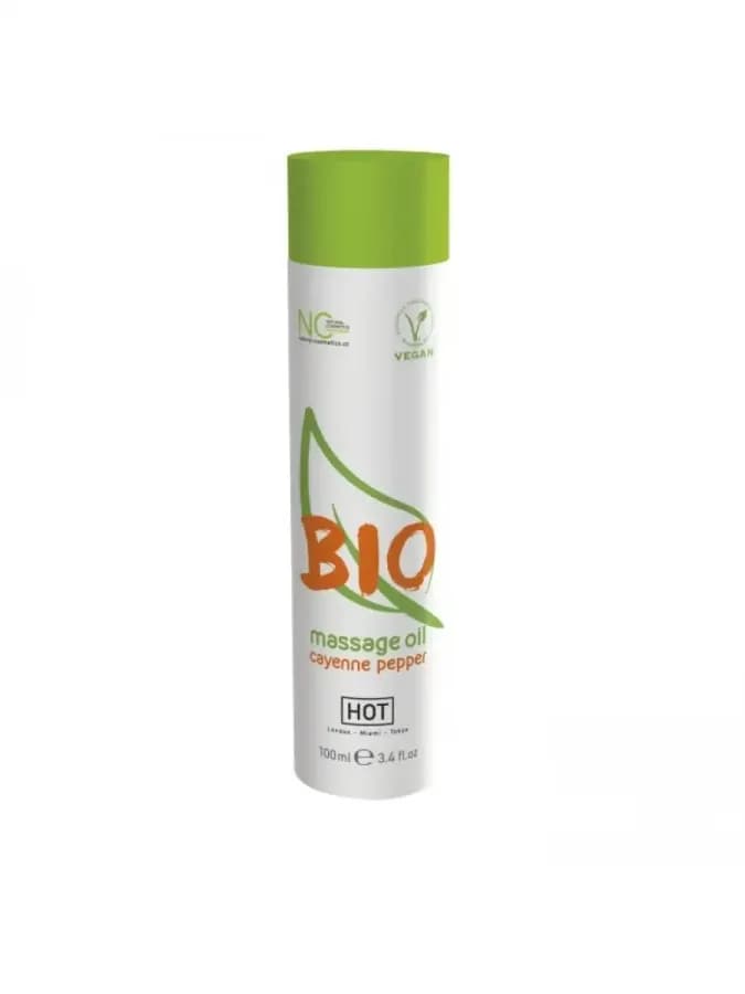 Массажное масло HOT BIO с экстрактом алое вера 100 мл — фото 2