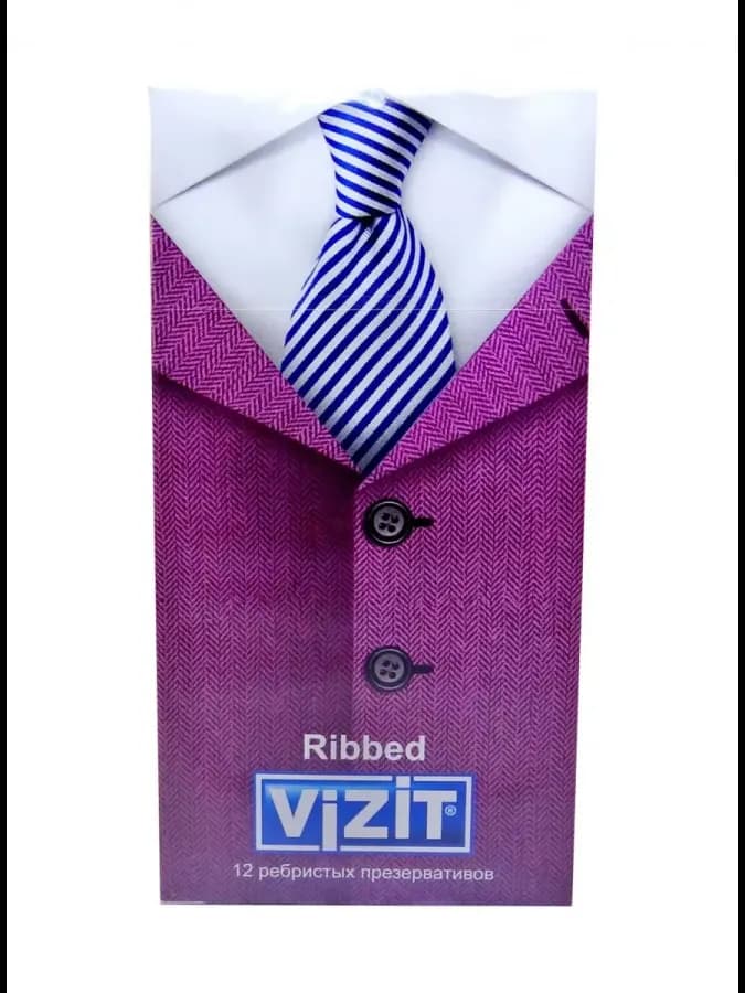 Презерватив vizit №12 (ribbed) ребристые