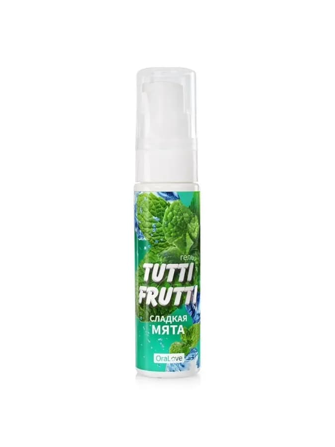 Гель-смазка Tutti-frutti со вкусом сладкой мяты - 30 гр — фото 3