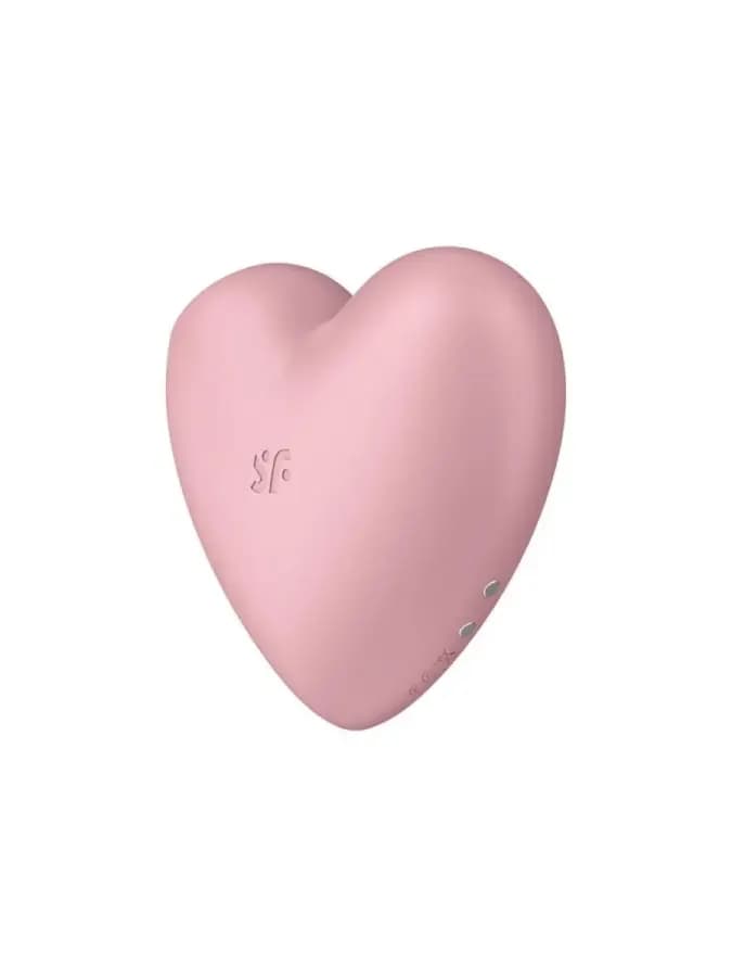 Вакуумный стимулятор Cutie Heart light Satisfyer розовый