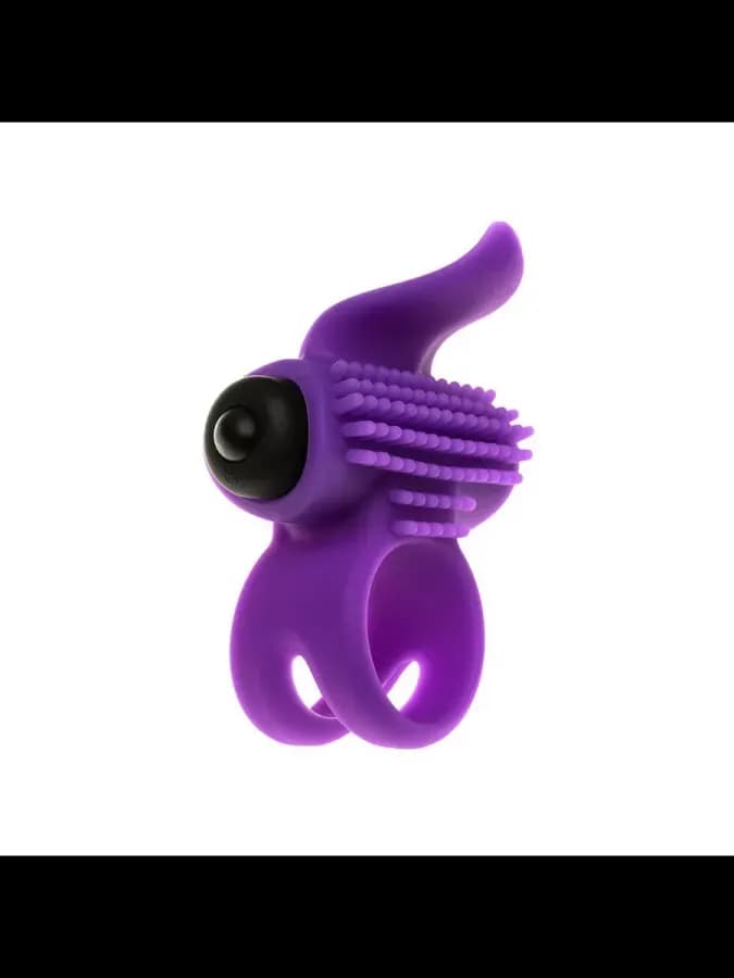 Виброкольцо эрекционное Adrien Lastic Bullet Lastic фиолетовое