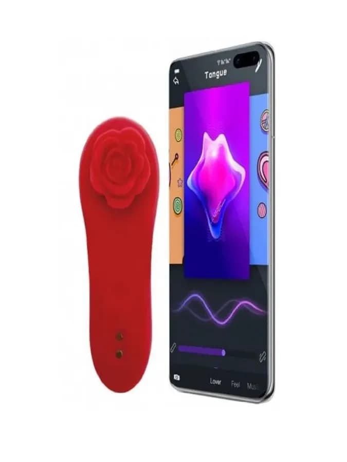 Вибратор в трусики Magic Motion Funtown Caleo красный 9 см