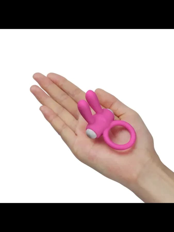 Эрекционное виброкольцо Power Rabbit clit cockring, розовый — фото 3