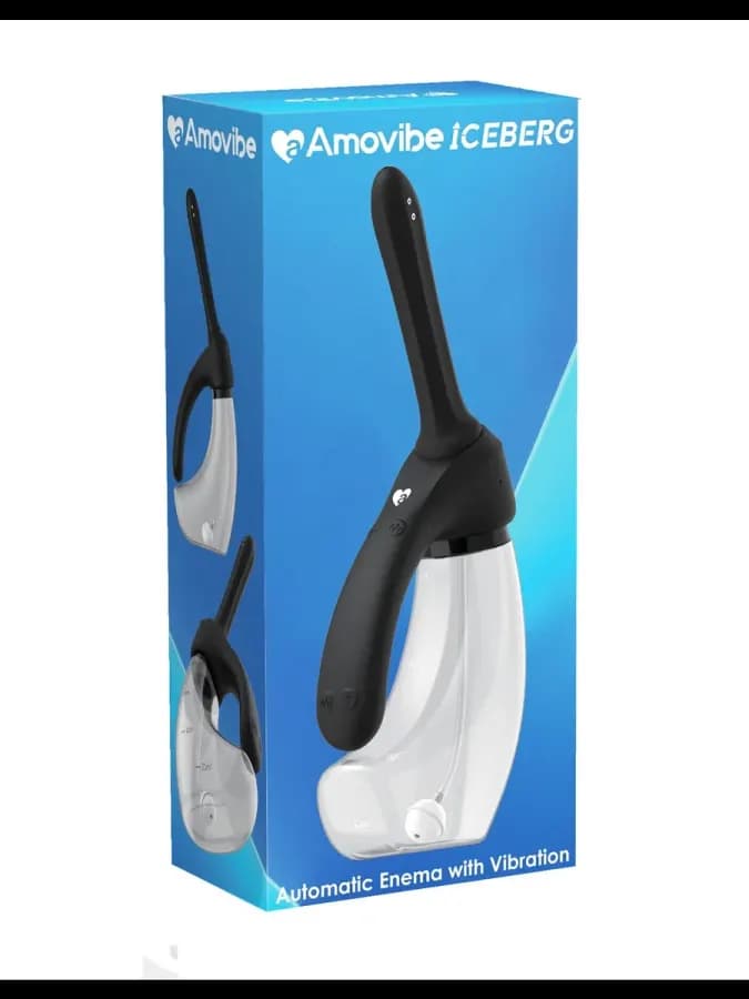 Душ для интимной гигиены Iceberg с вибрацией и автоматической подачей воды от Amovibe