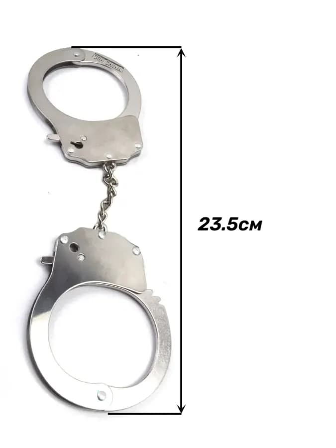 Металлические наручники для бдсм с прочной цепью