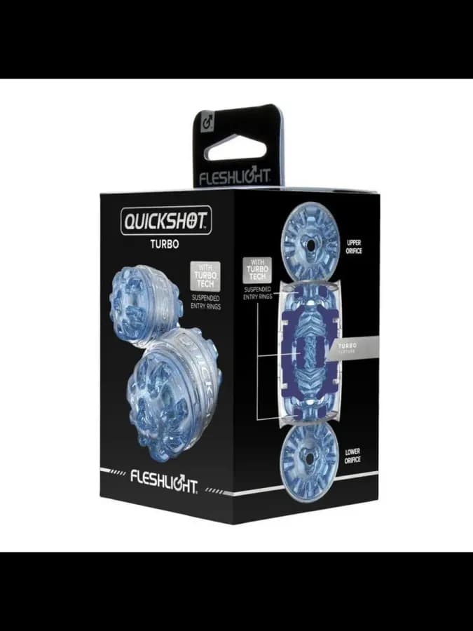 Мастурбатор Quickshot Turbo Blue Ice (RP) от Fleshlight — фото 4