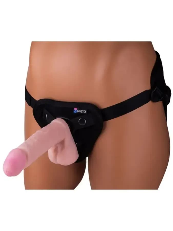 Трусики Harness с двумя насадками UNI strap - 17,5 и 18 см