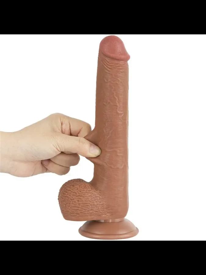 Реалистичный фаллоимитатор Lovetoy Sliding Skin (22×3,7 см) — фото 2