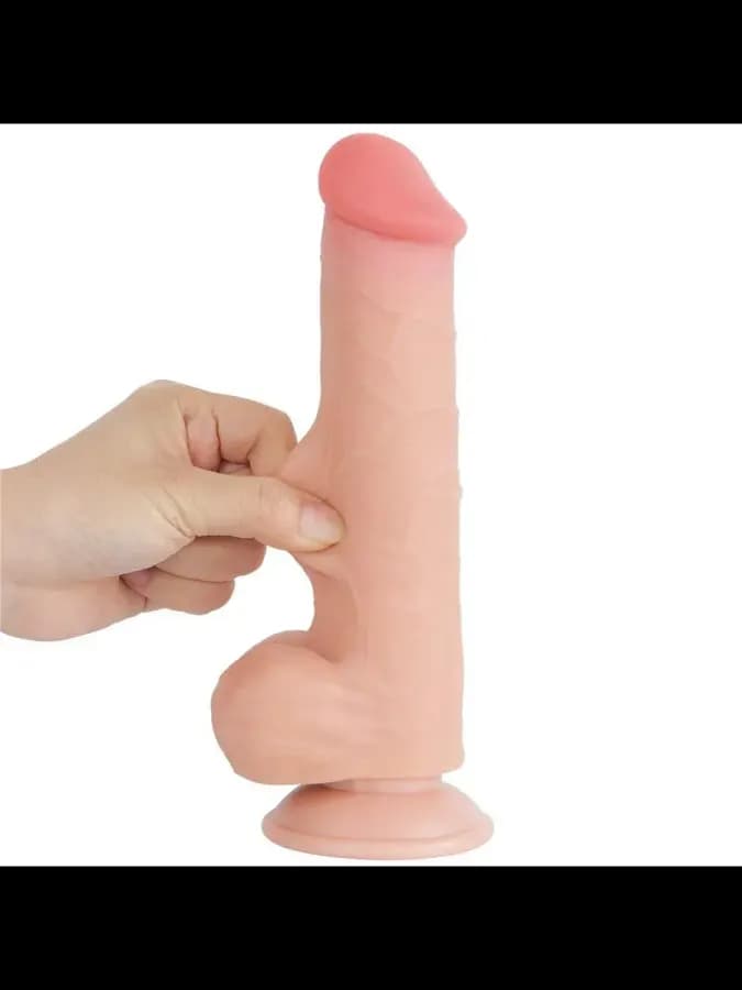 Фаллоимитатор Lovetoy Sliding Skin (20,8×4 см) — фото 2