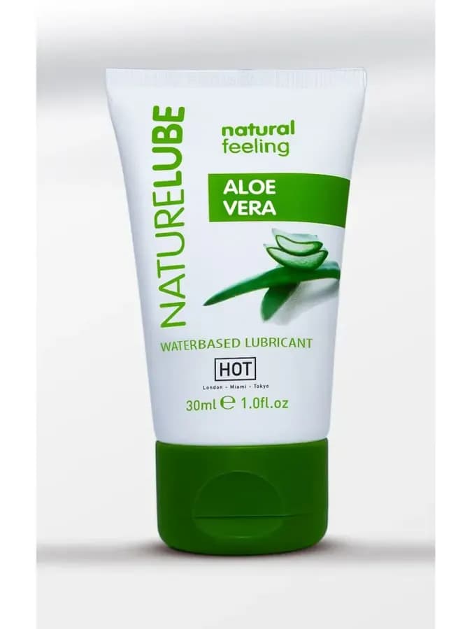 Смазка на водной основе с алоэ вера Nature Lube - 30 мл — фото 3