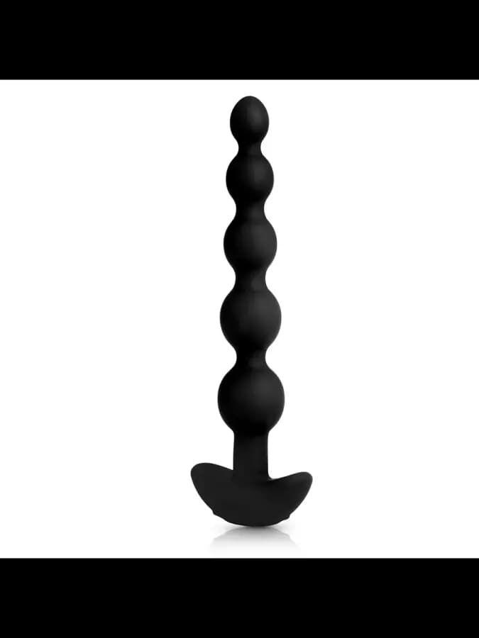 Анальные премиум-бусы с вибрацией B-Vibe Cinco Anal Beads — фото 4