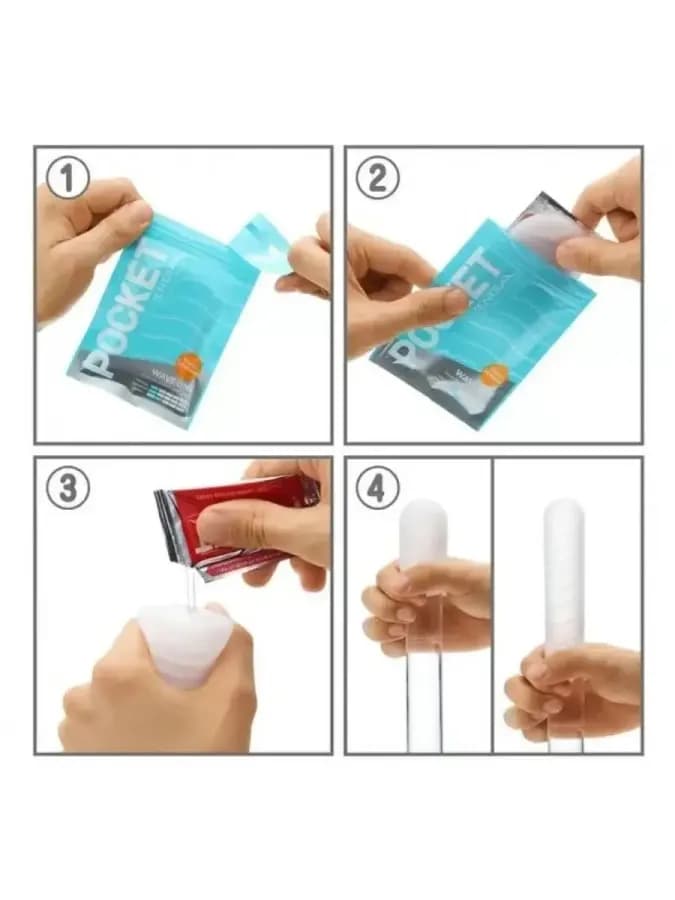 Мастурбатор Tenga Pocket Crystal Mist — фото 2