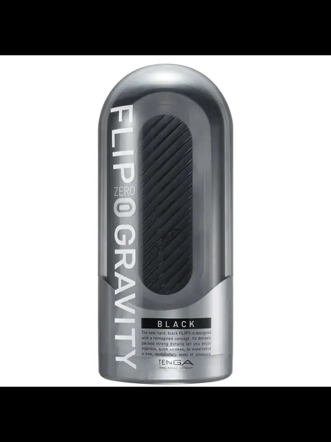 Мастурбатор Tenga Flip Zero Gravity с вибрацией, черный