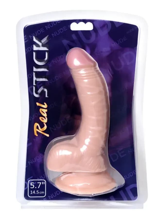 RealStick Nude — фаллоимитатор с мошонкой на присоске — фото 4