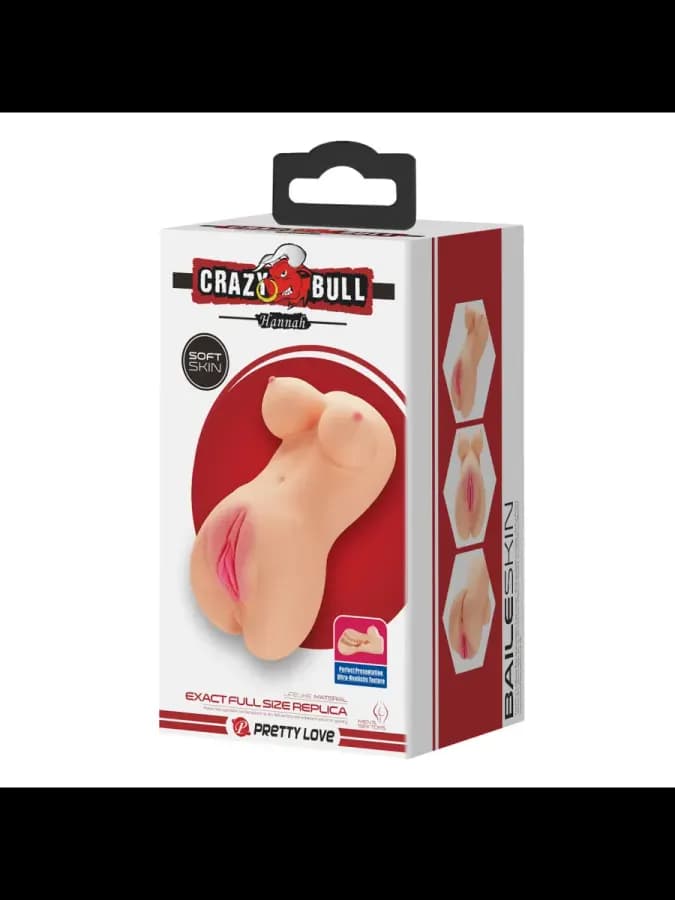 Мастурбатор вагина реалистичная Crazy Bull Hannah