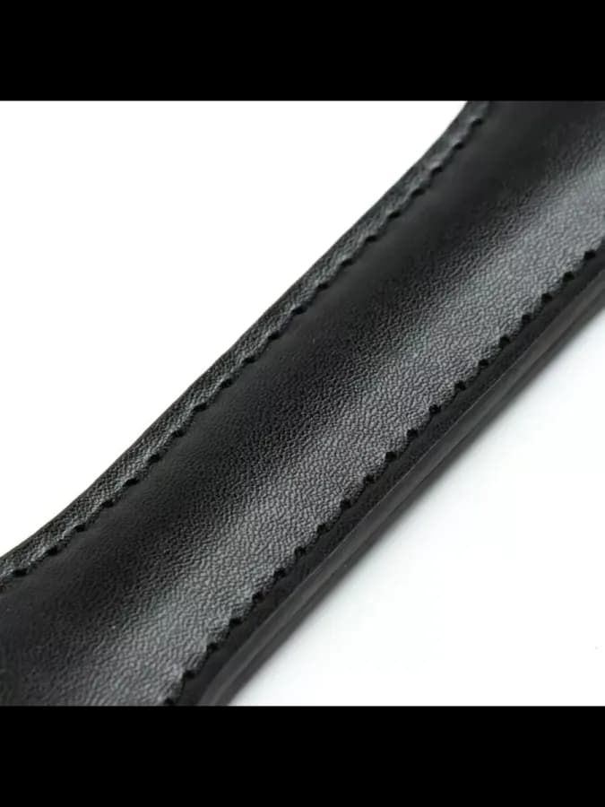 Шлёпалка БДСМ аксессуар PVC чёрный 38x5 см — фото 6