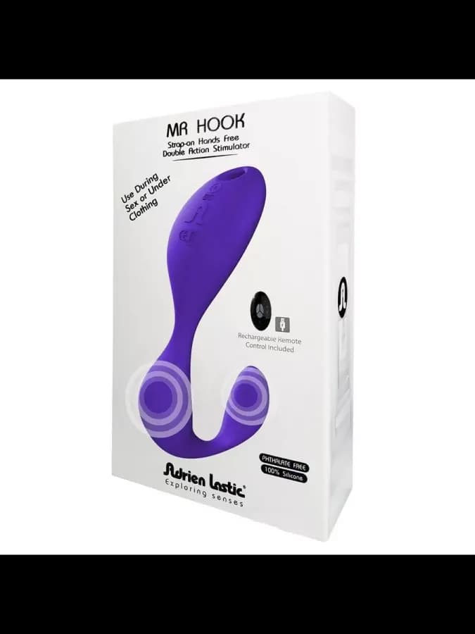 Вибратор для пар с пультом ДУ Mr. Hook от Adrien Lastic — фото 2