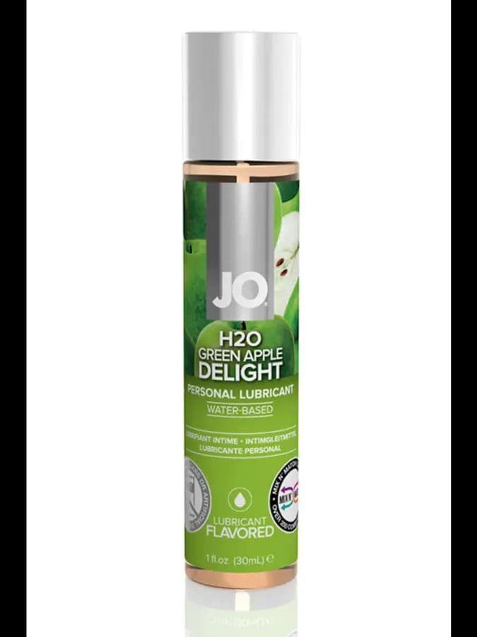 Вкусовой лубрикант "Зеленое яблоко " JO Flavored Green Apple H2O, 30 мл