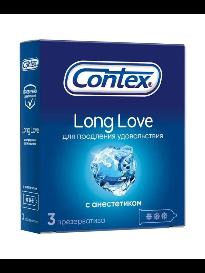 Презерватив contex long love продлев n3