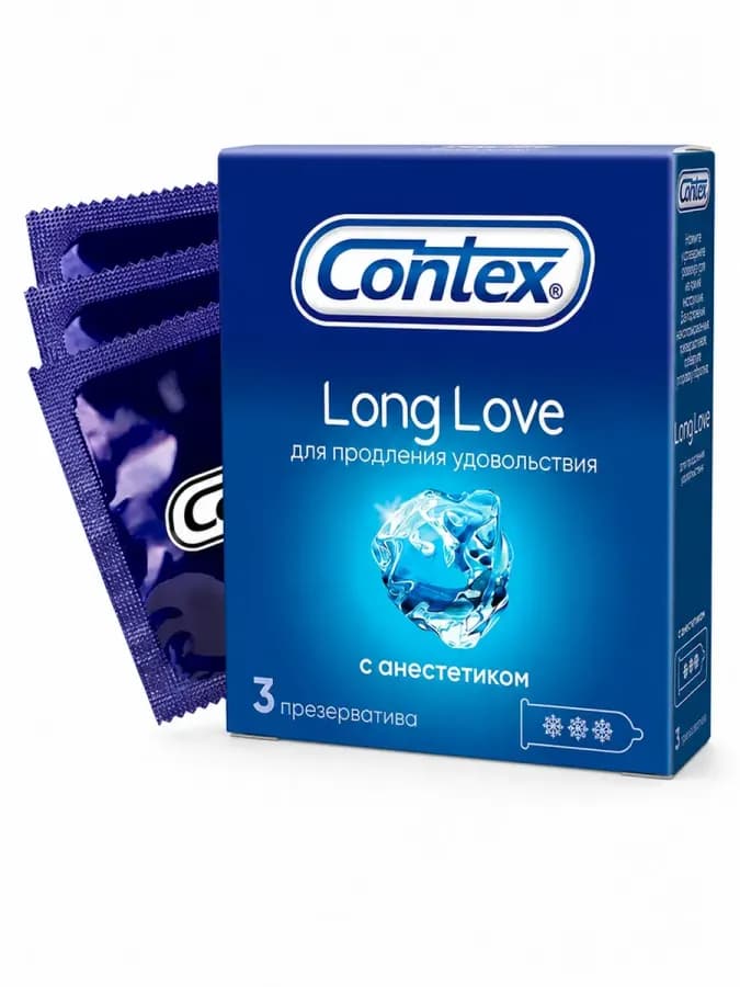Презервативы Contex Long Love продлевающие 3 шт — фото 2