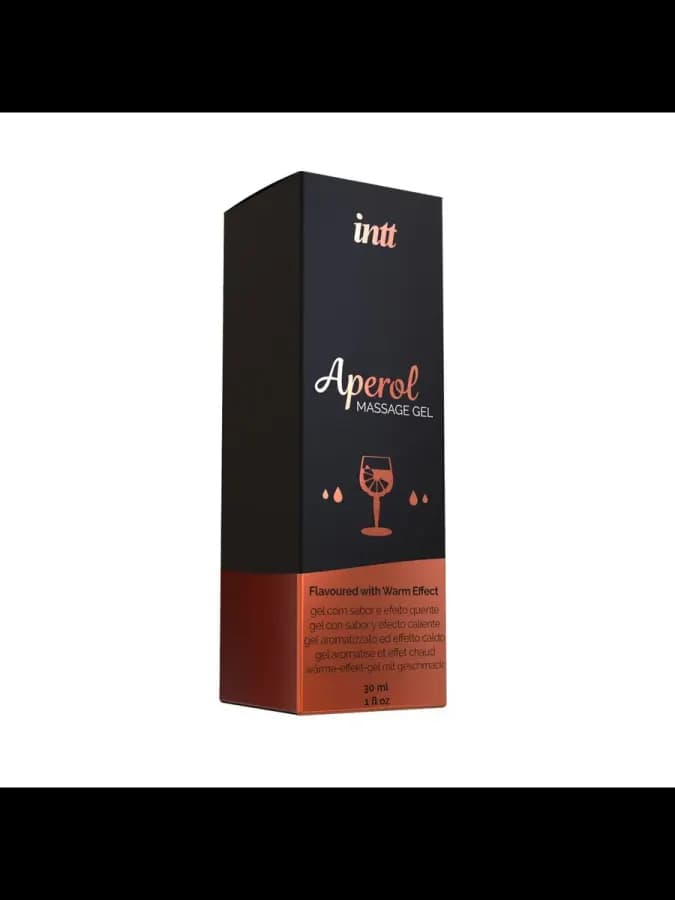 Intt Aperol - Массажный гель с согревающим эффектом, 30 мл — фото 3