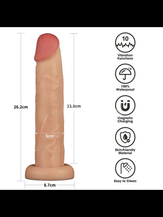 Вибратор реалистик Lovetoy Power Basics (23,8*5 см) — фото 2