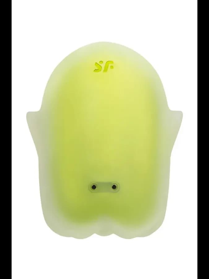 Вакуум-волновой стимулятор Glowing Ghost желтый 8,4 см — фото 3