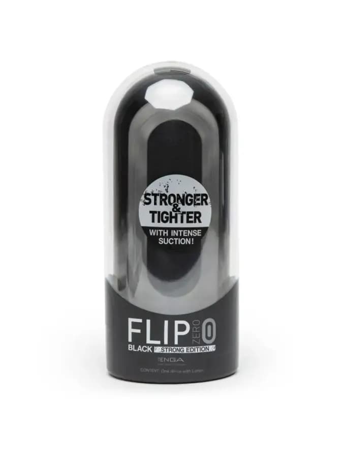 TENGA Мастурбатор Flip Zero с вибрацией черный