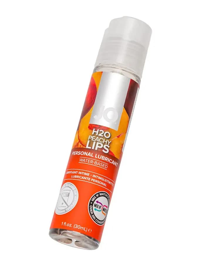 Вкусовой лубрикант Flavored Peachy Lips - 30 мл