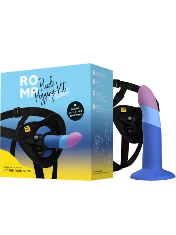Страпон Romp Piccolo Pegging Kit (14, Ø 2.9 см)