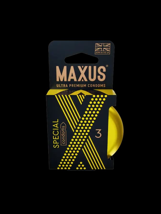 Презервативы ребристые с точками Maxus Special