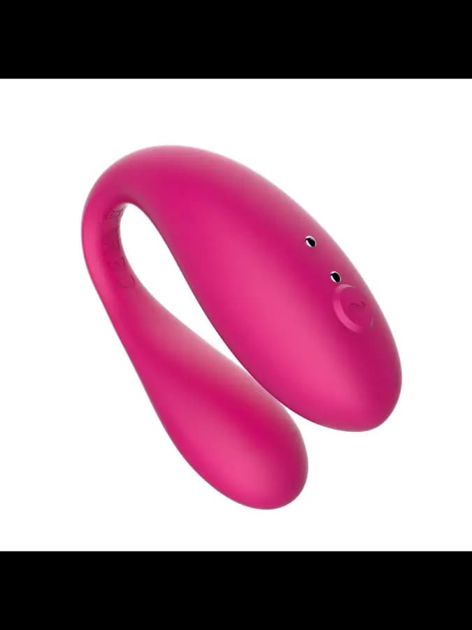Вибратор для пар TWIN Pink с управлением через приложение от Amovibe