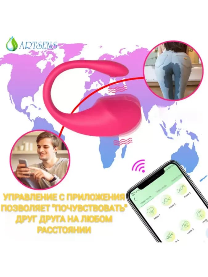 Вибратор co cтимуляцией для клитopа Rоsе Prо