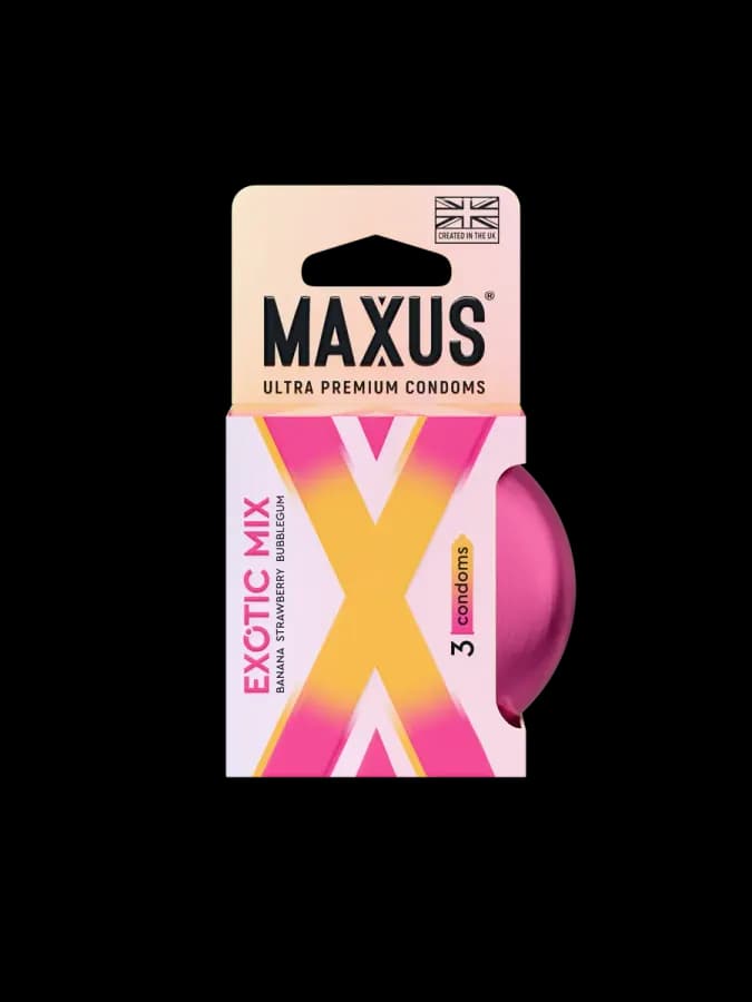 Презервативы со вкусом фруктовый Микс Exotic Mix, 3 шт