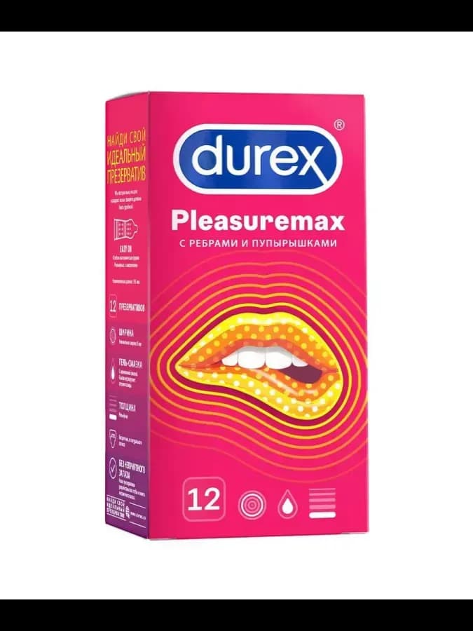 Презерватив durex pleasuremax n12
