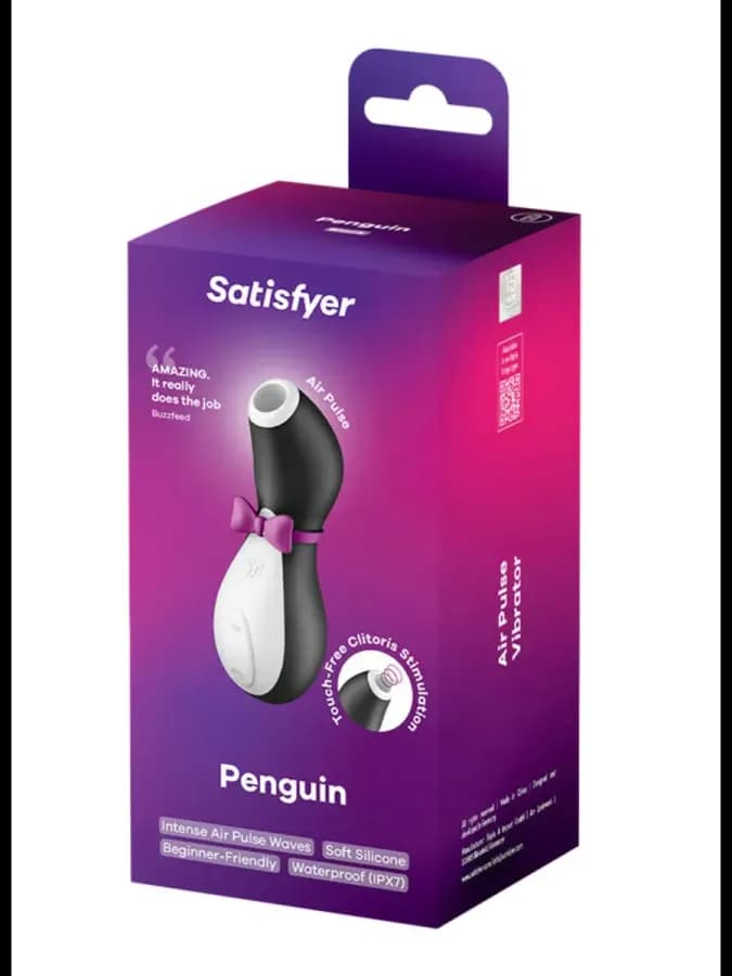 Вибратор для женщин Satisfyer Пингвин вакуумный стимулятор